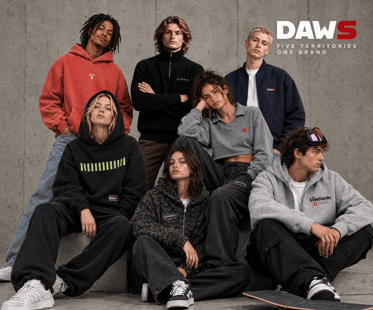 DAWS Wear: una marca de ropa nacida en Granada con cinco territorios de diseño - DAWS