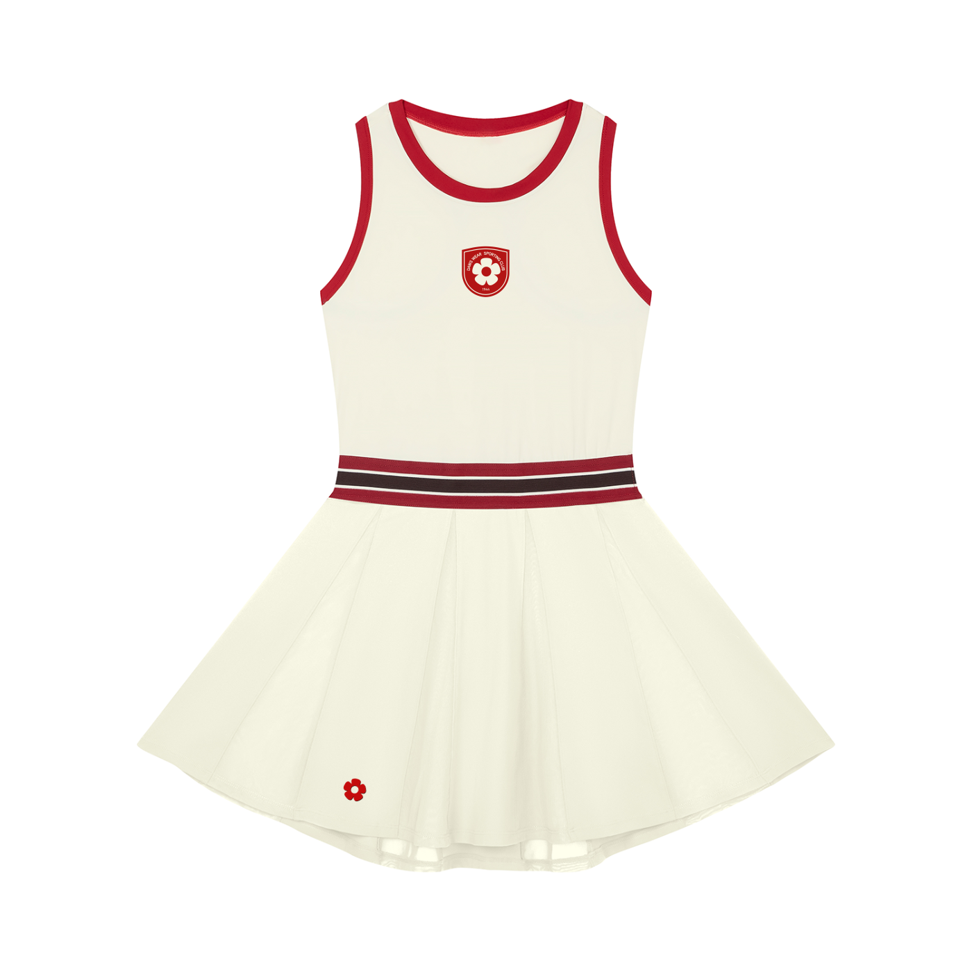 Dress,Woman,Retro,Red,Sport