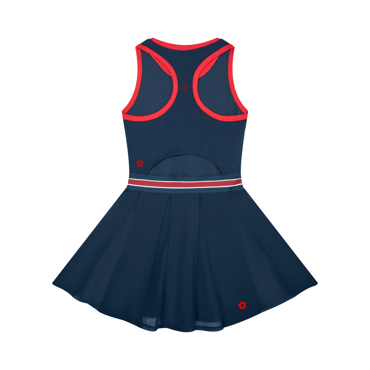 Women's Color Block A-Line Sleeveless Dress 2