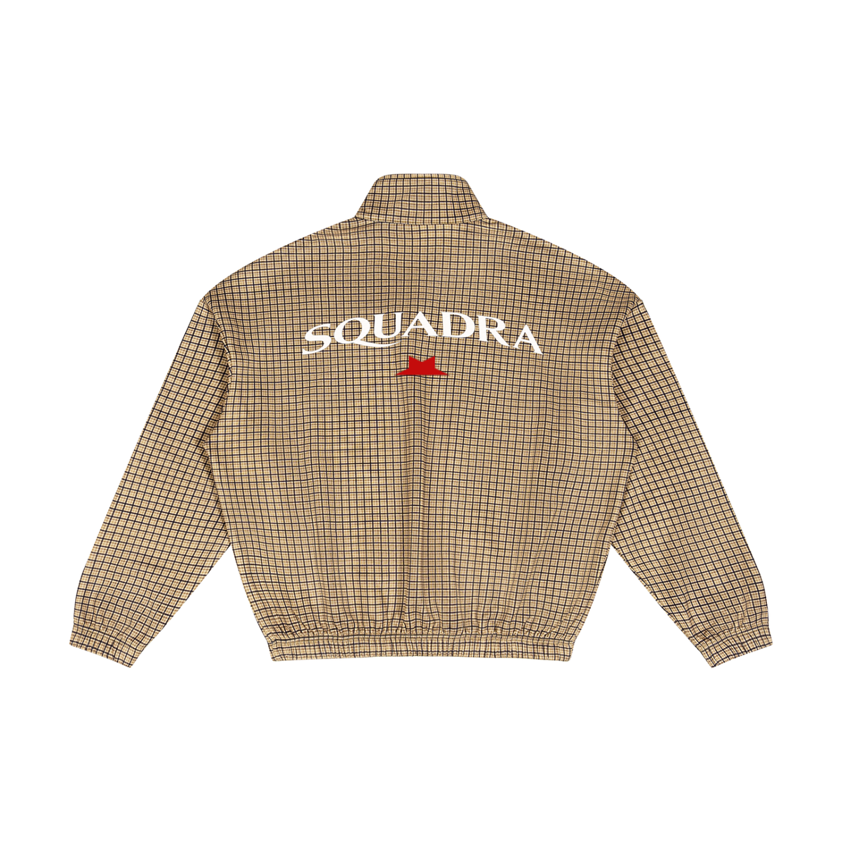 Unisex Plaid Quarter-Zip Sweatshirt