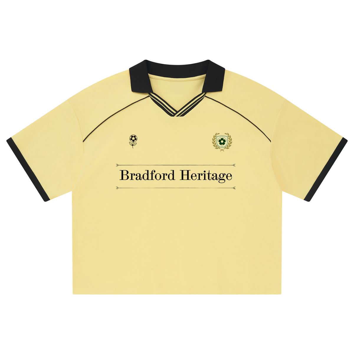 Unisex Collared Piping Boxy Soccer Jersey