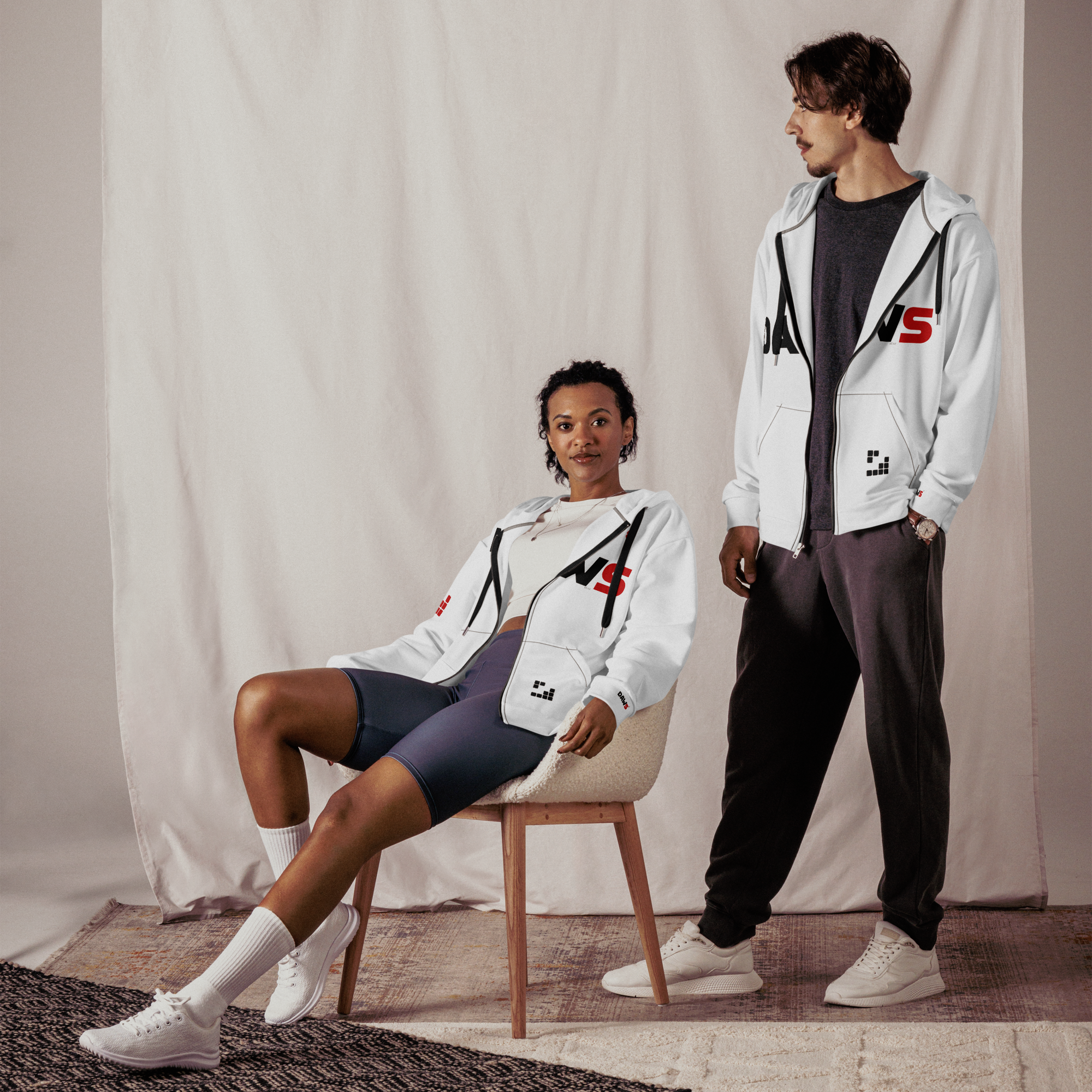 Sudadera Geometric Oeko-Tex 100