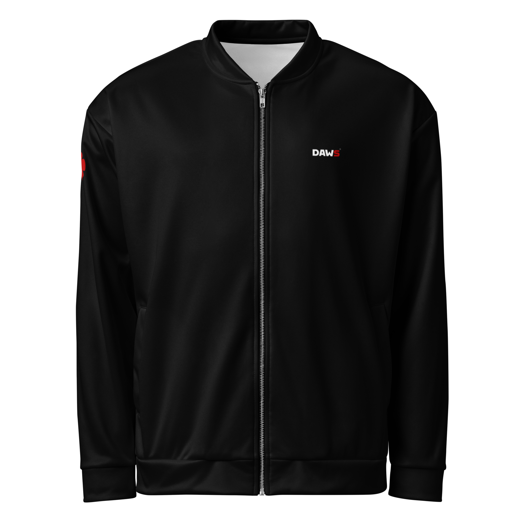 Chaqueta Bomber All Over Negra unisex