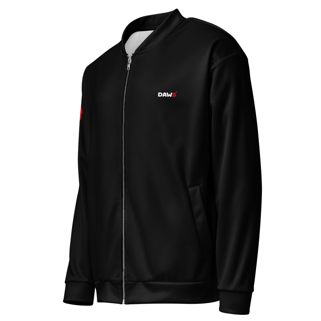 Chaqueta Bomber All Over Negra unisex