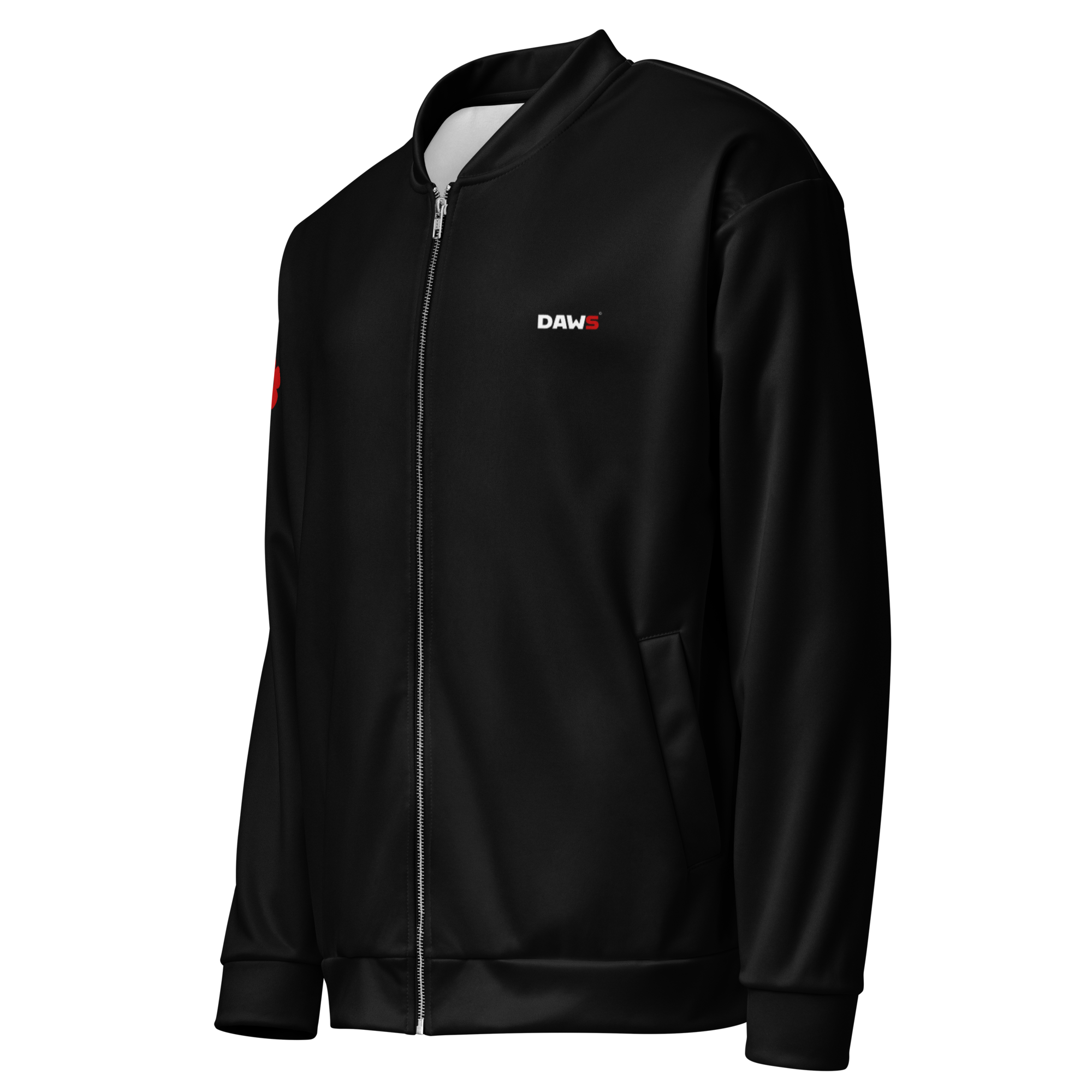 Chaqueta Bomber All Over Negra unisex