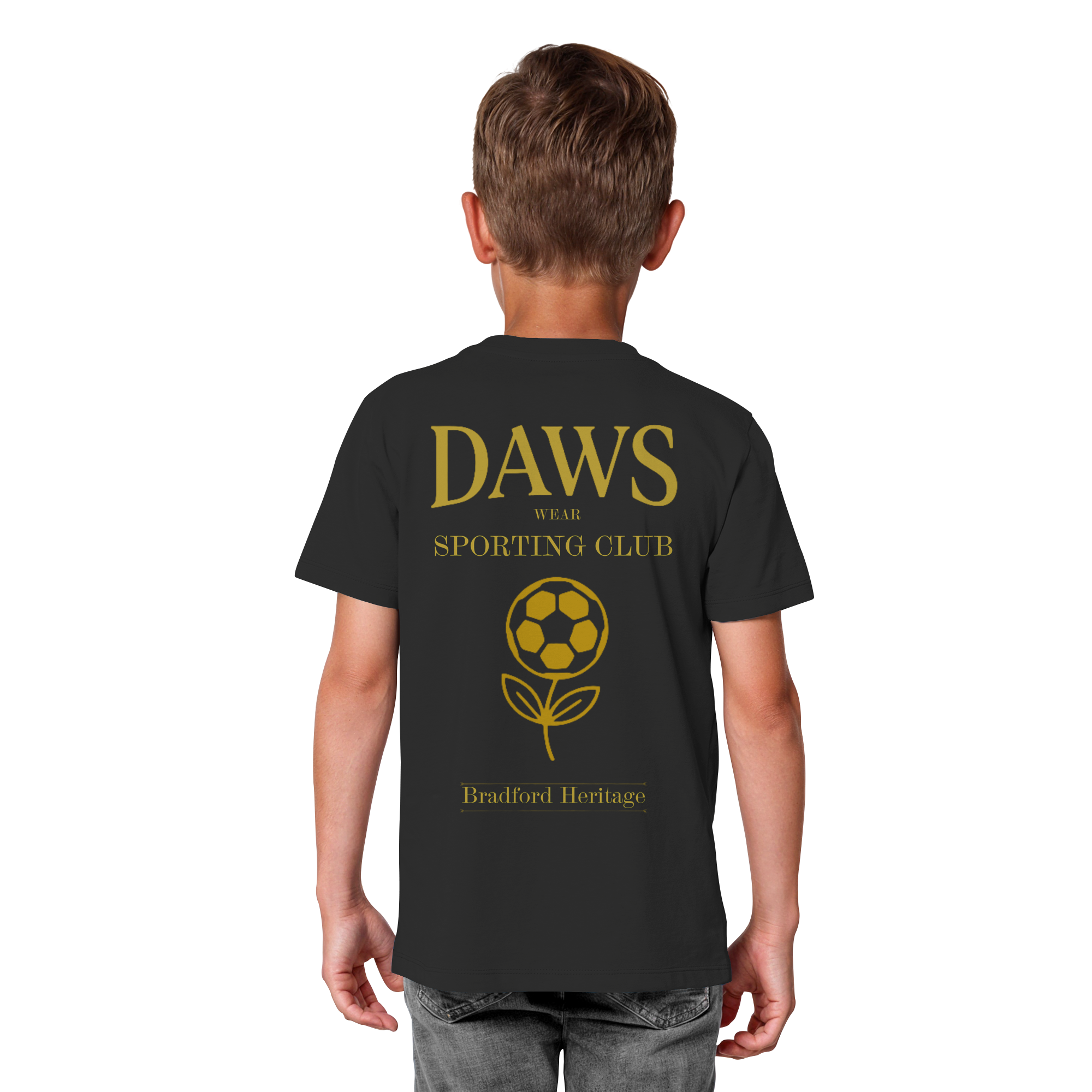 Athletic Gold Heavy Tee Kids D.W.S.c.