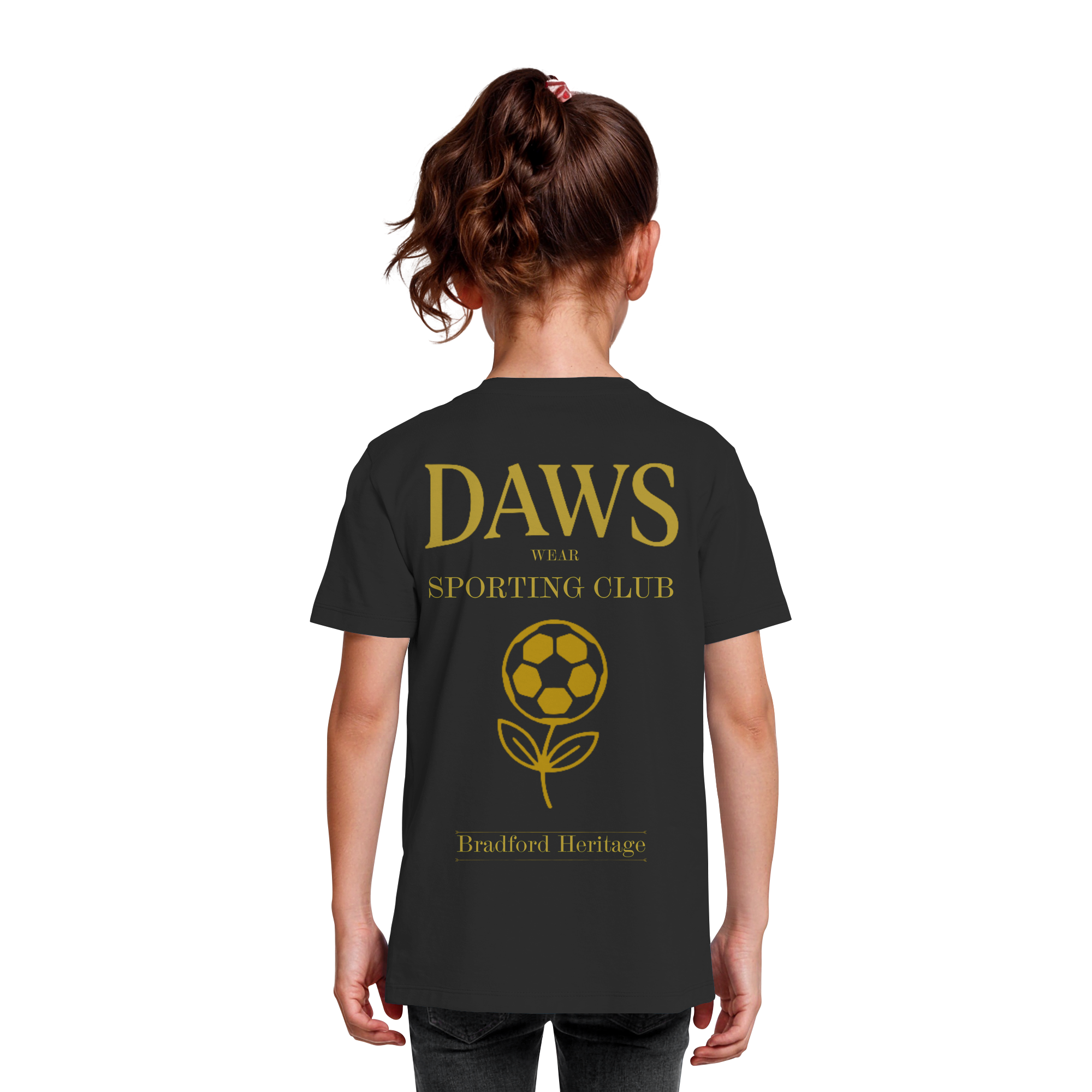 Athletic Gold Heavy Tee Kids D.W.S.c.
