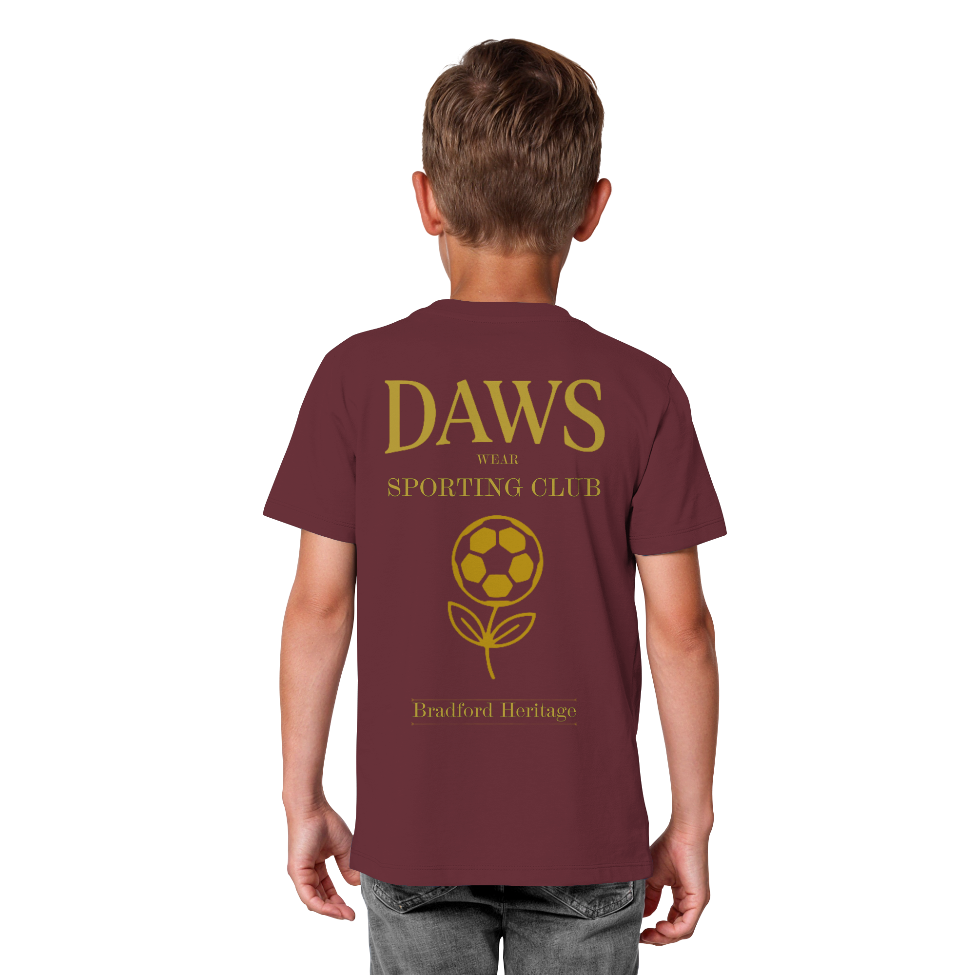 Athletic Gold Heavy Tee Kids D.W.S.c.