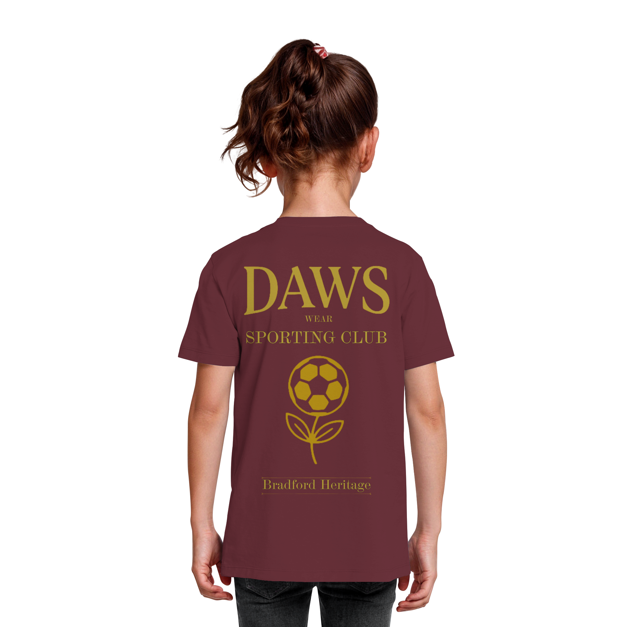 Athletic Gold Heavy Tee Kids D.W.S.c.