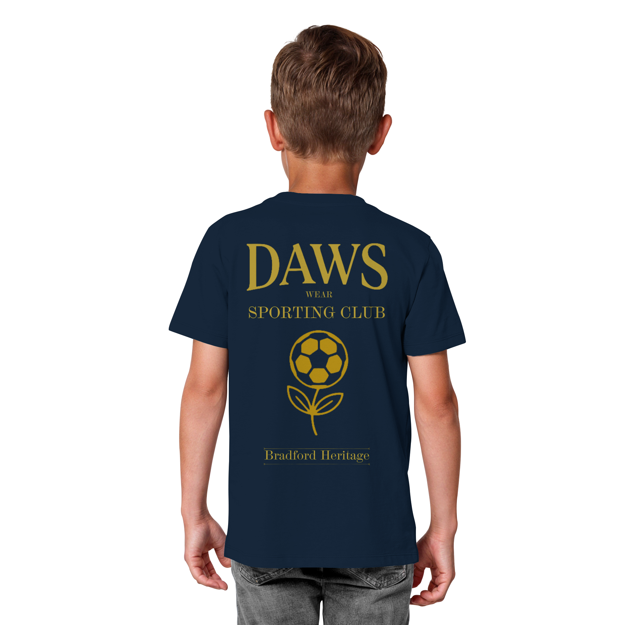 Athletic Gold Heavy Tee Kids D.W.S.c.