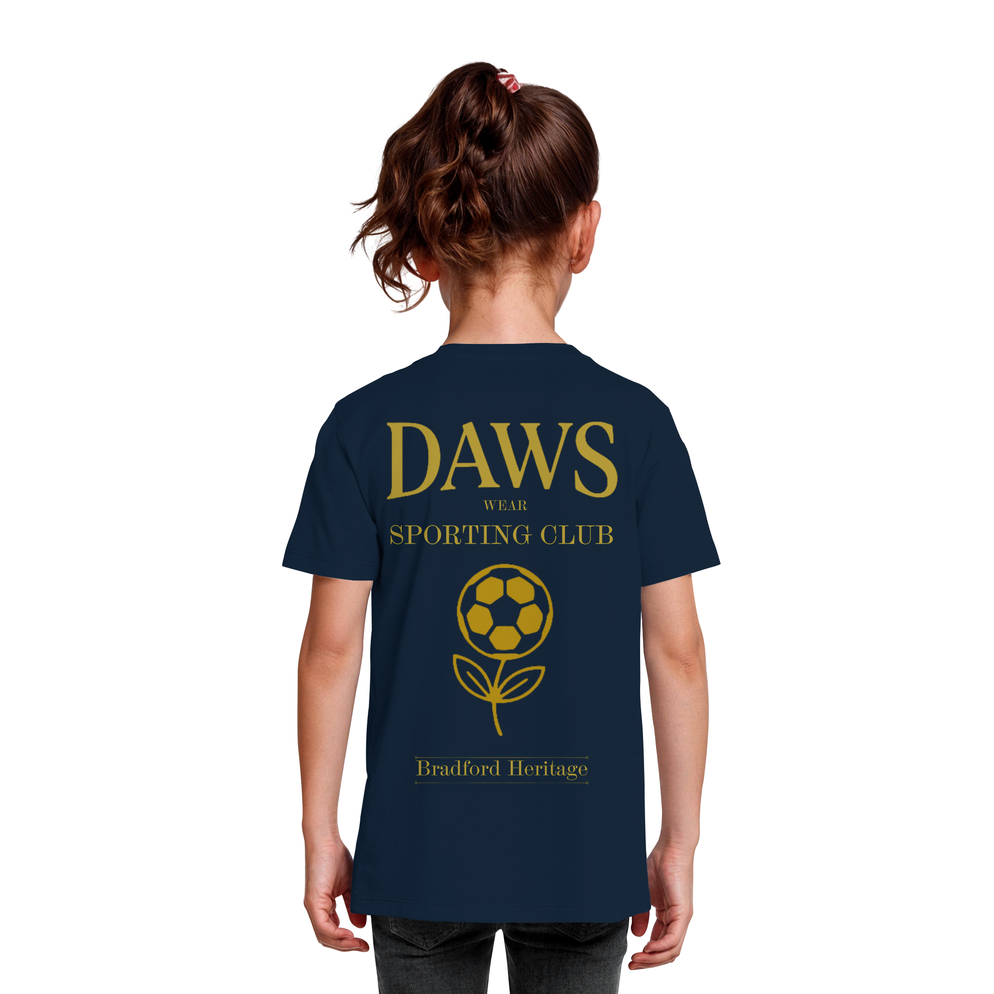 Athletic Gold Heavy Tee Kids D.W.S.c.