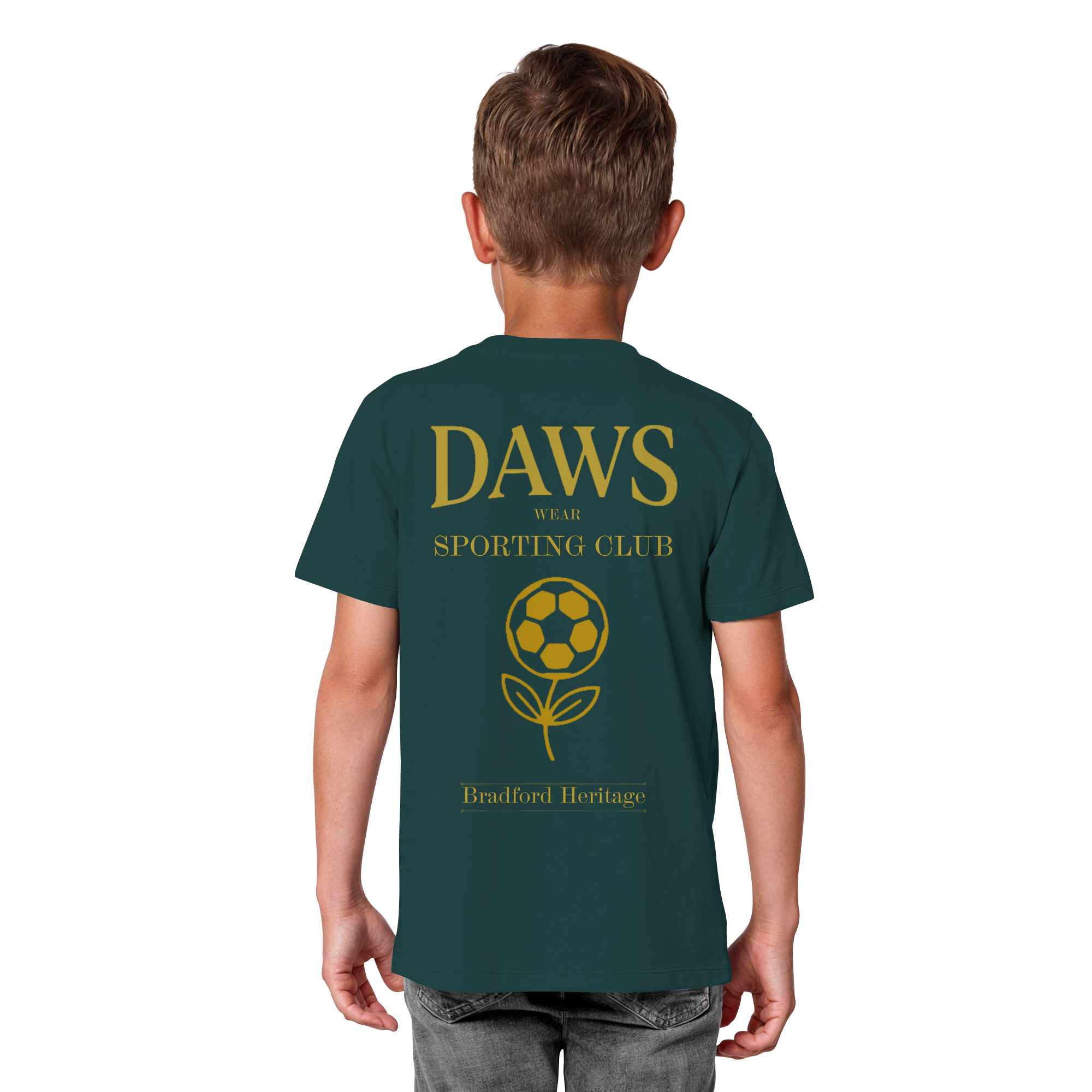 Athletic Gold Heavy Tee Kids D.W.S.c.