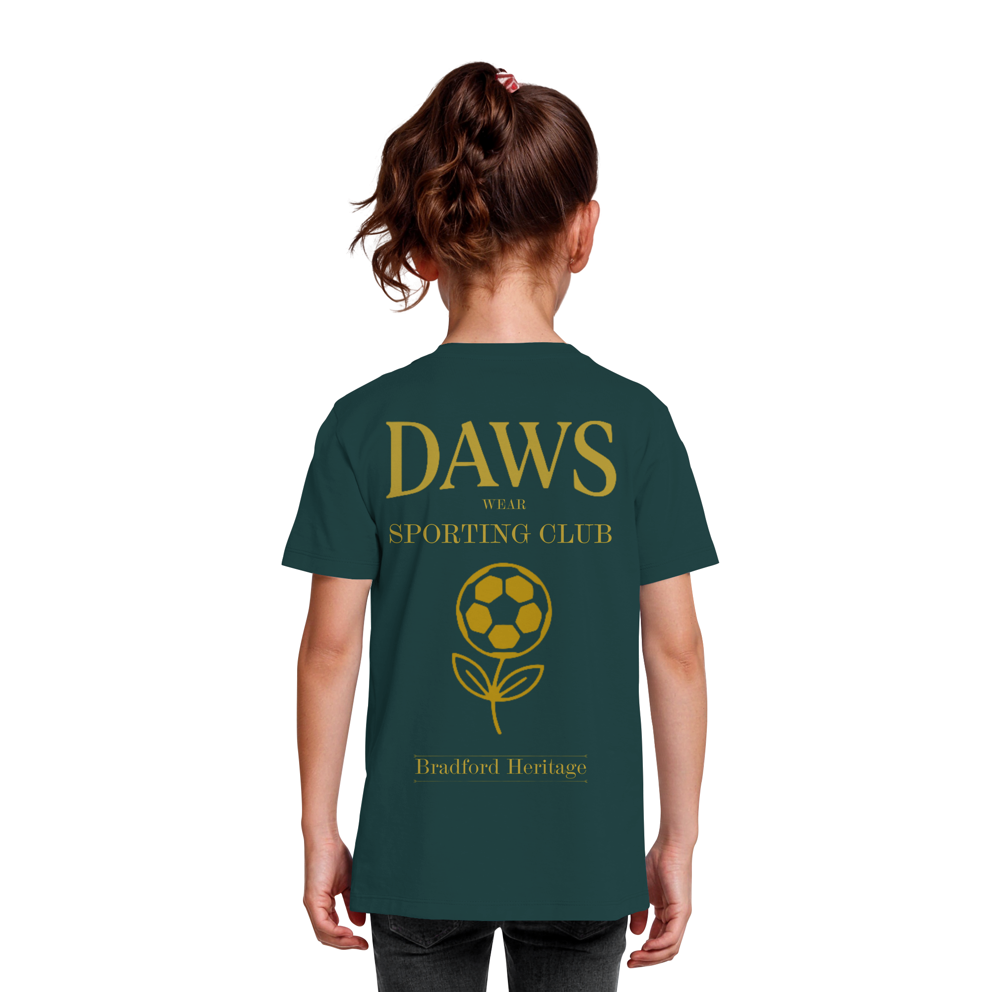 Athletic Gold Heavy Tee Kids D.W.S.c.