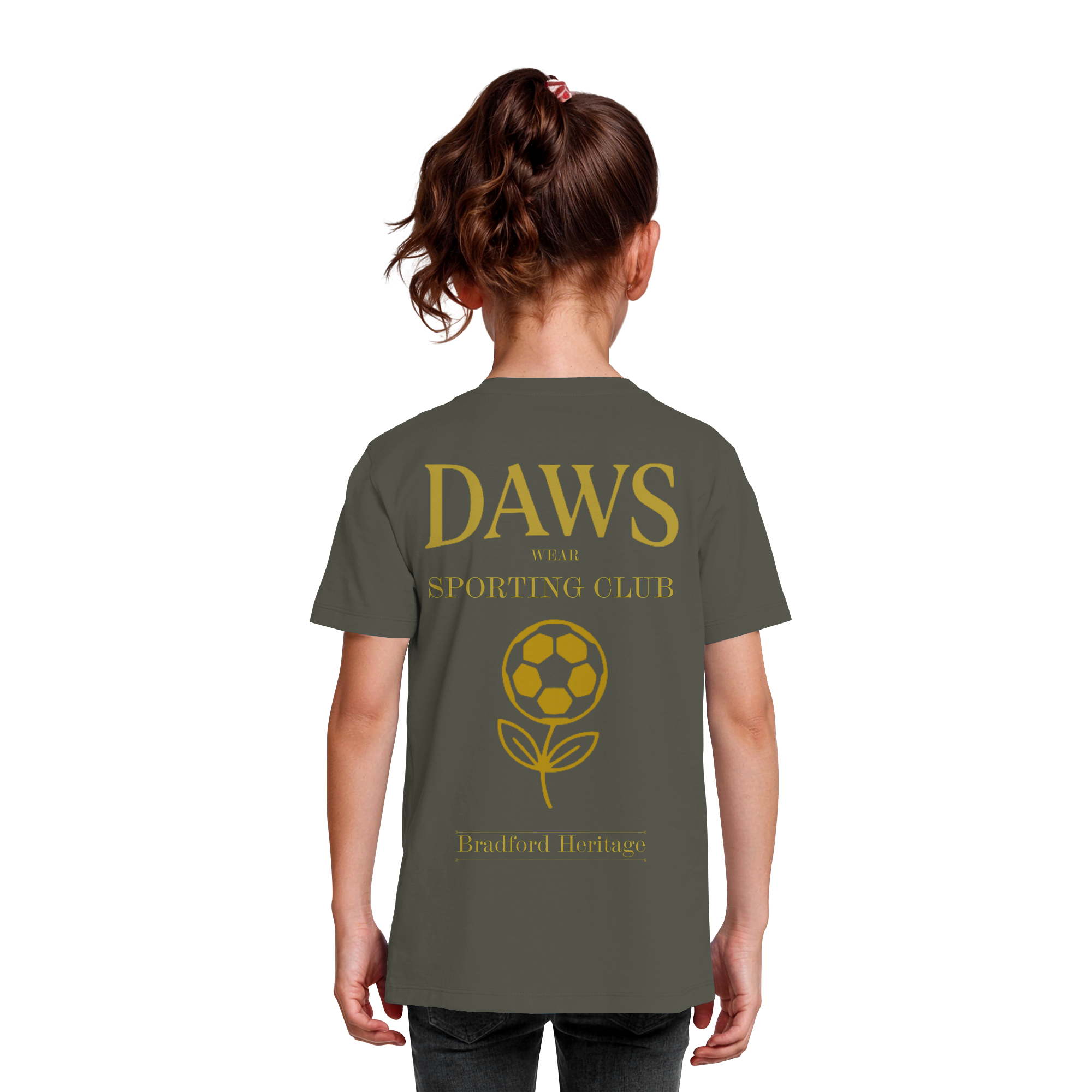 Athletic Gold Heavy Tee Kids D.W.S.c.