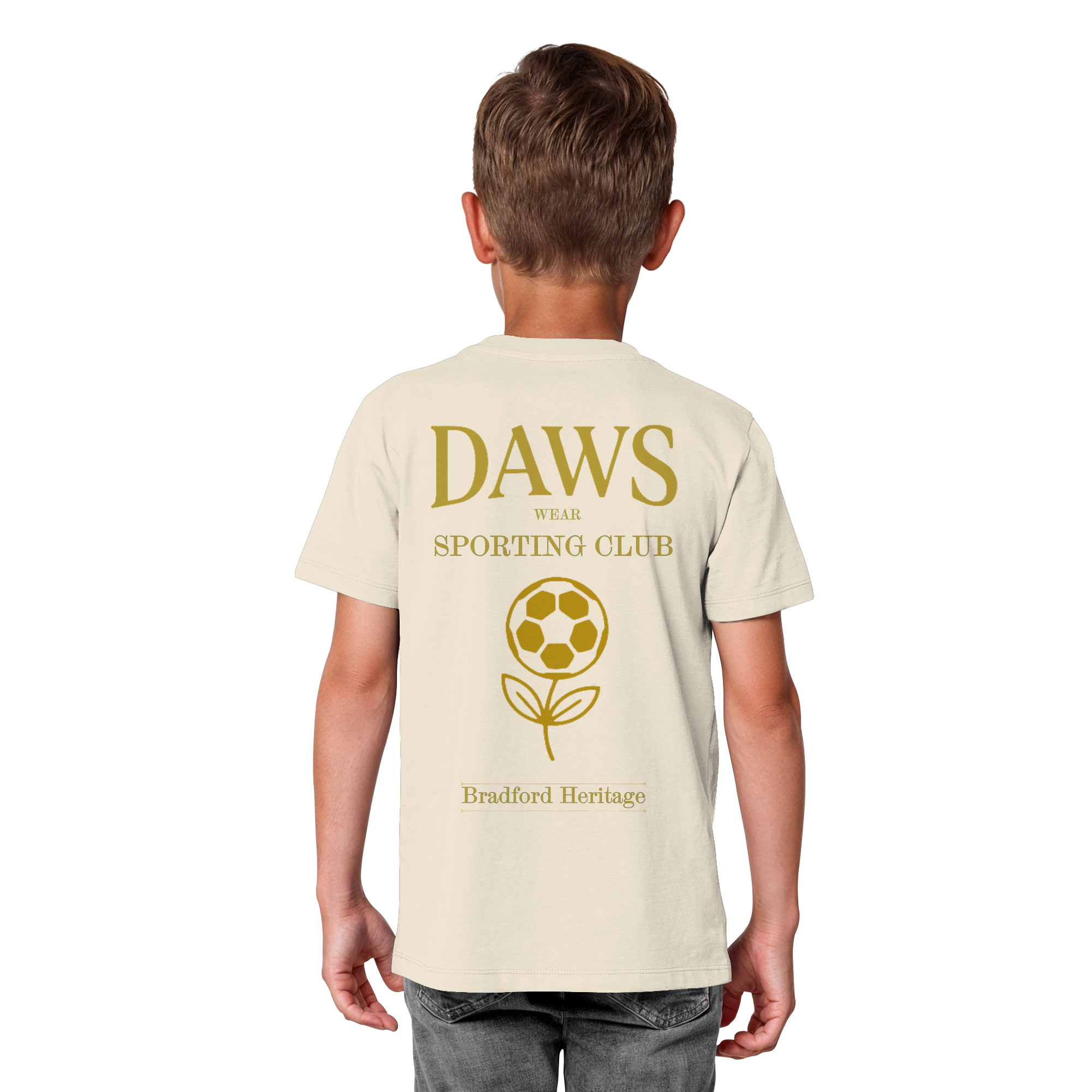 Athletic Gold Heavy Tee Kids D.W.S.c.
