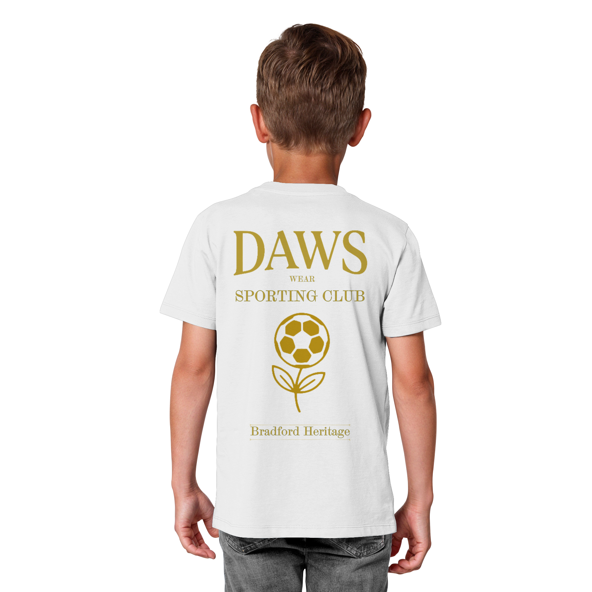 Athletic Gold Heavy Tee Kids D.W.S.c.