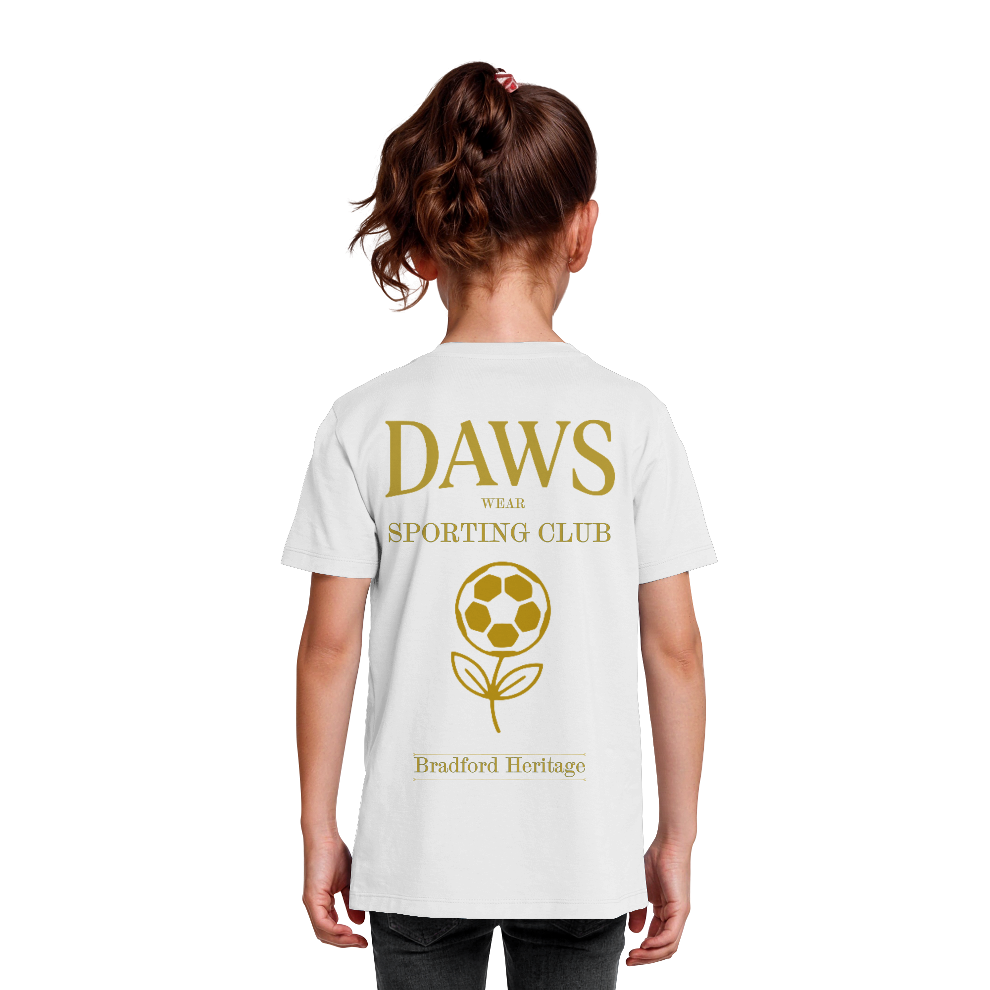 Athletic Gold Heavy Tee Kids D.W.S.c.