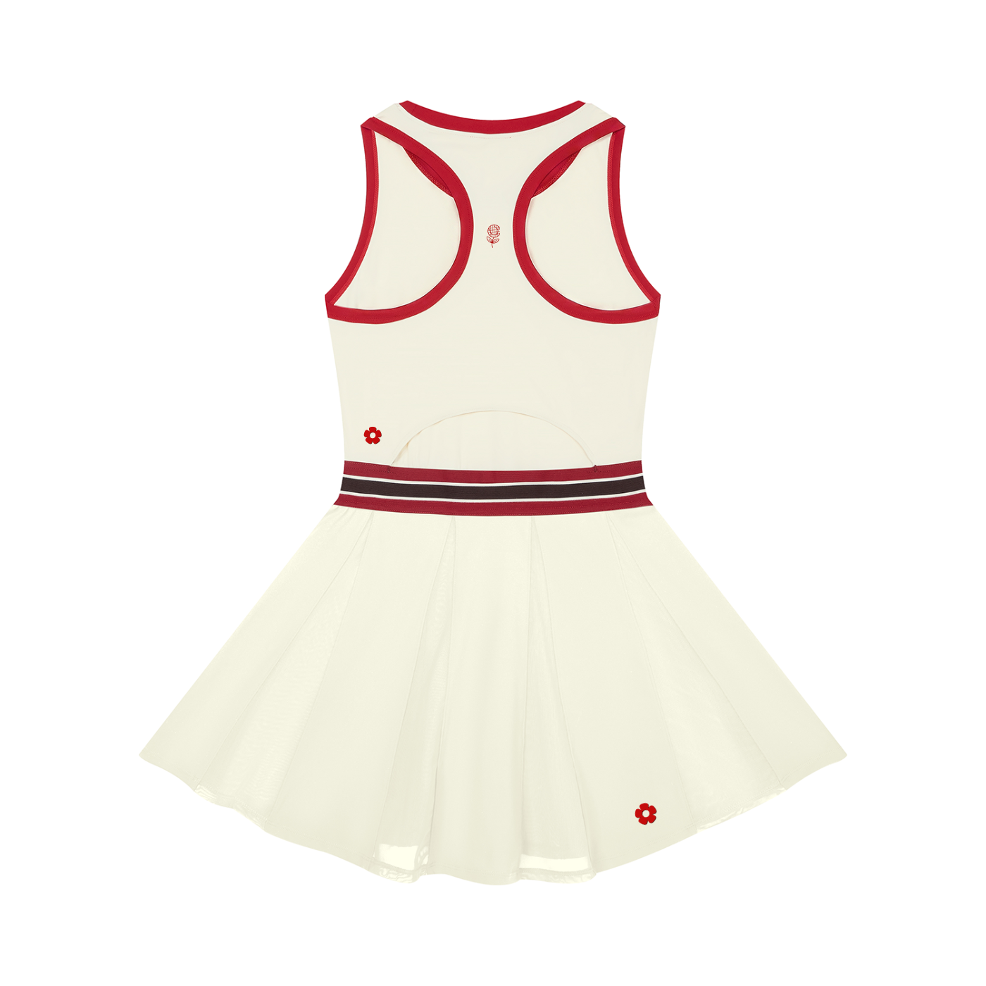 Women's Color Block A-Line Sleeveless Dress 2