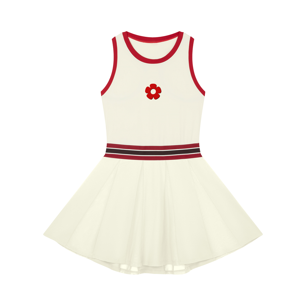 Dress,Woman,Retro,Red,Sport