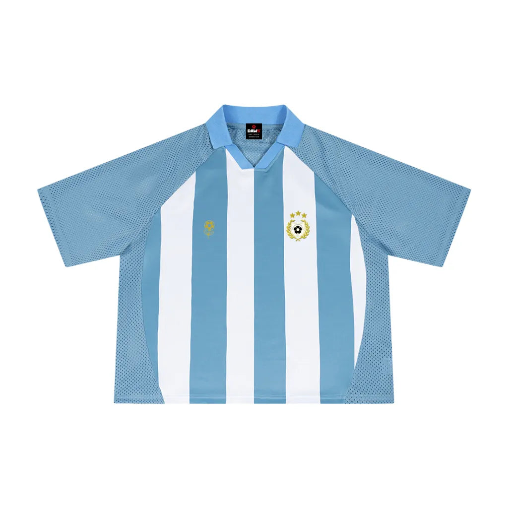 Camiseta Albiceleste de la colección Heritage de DAWS Wear Sporting Club en recuerdo de Argentina 