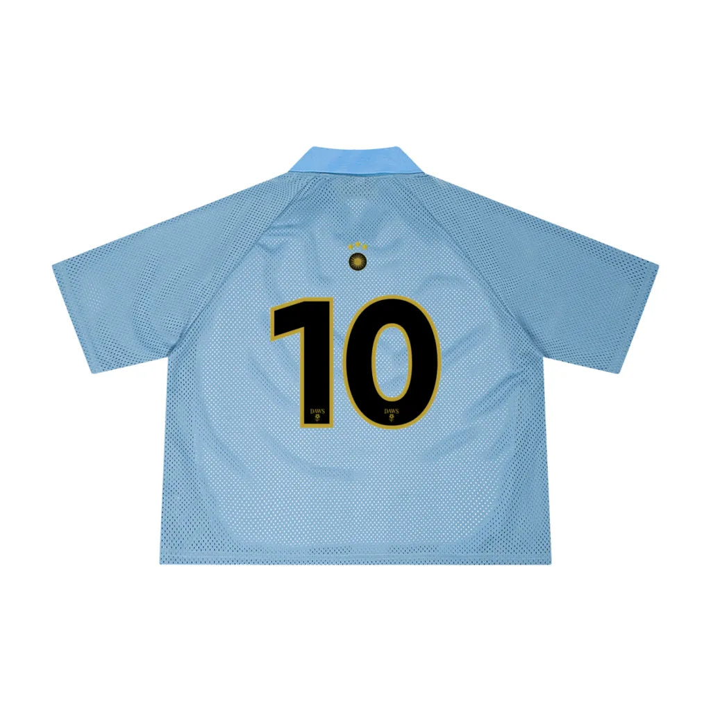 Camiseta Albiceleste reinterpretación retro de Argentina con dorsal 10