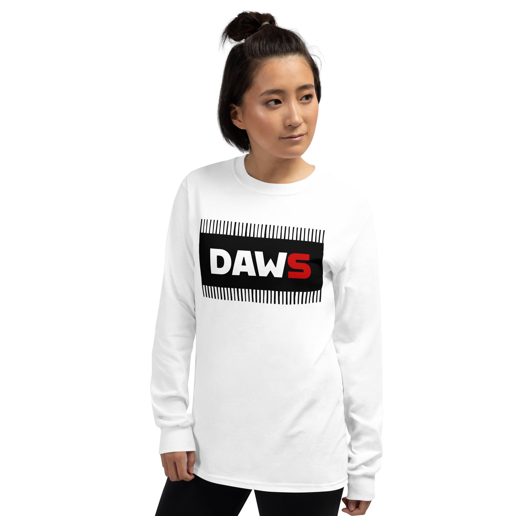 Camiseta manga larga blanca para mujer