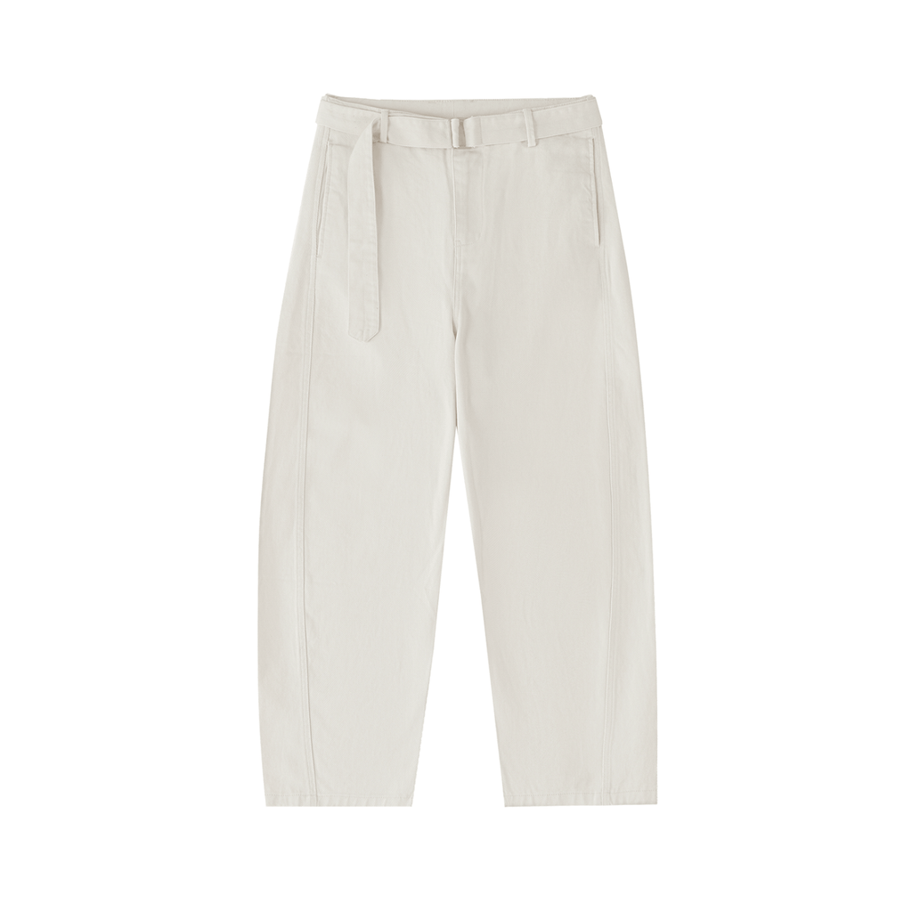 Belted Barrel - leg Chino Pants color - Streetwear DAWS