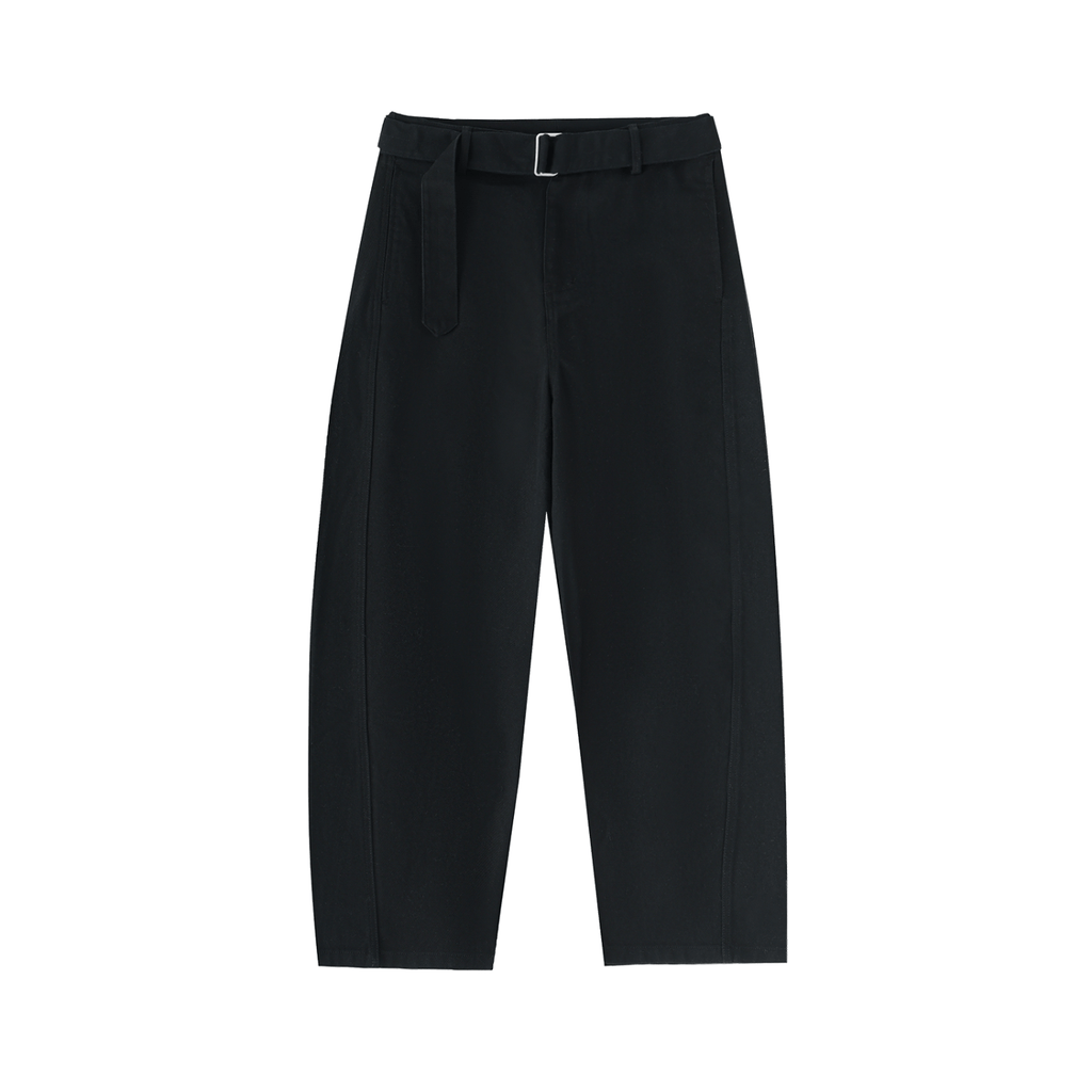 Belted Barrel - leg Chino Pants color - Streetwear DAWS