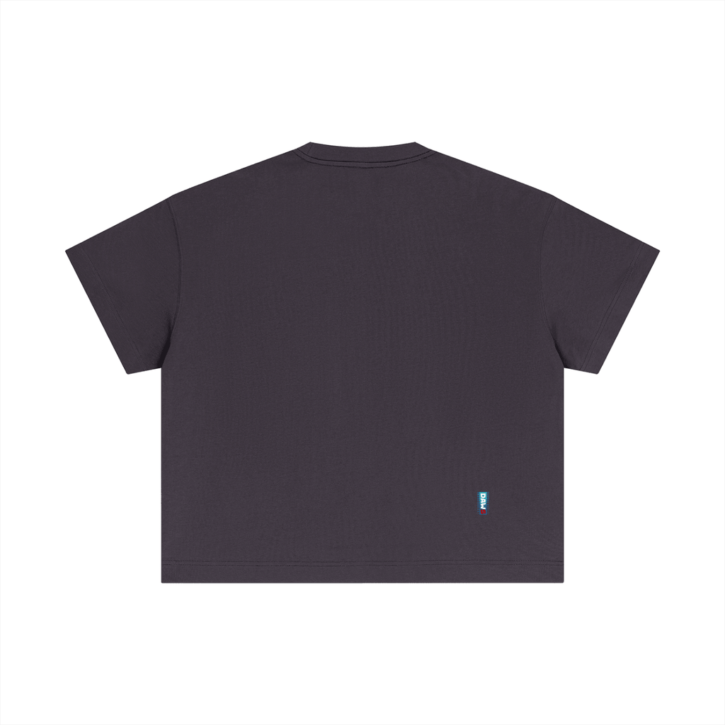 Blue Stam Boxy Quality Basic Púrpura - Camisetas DAWS