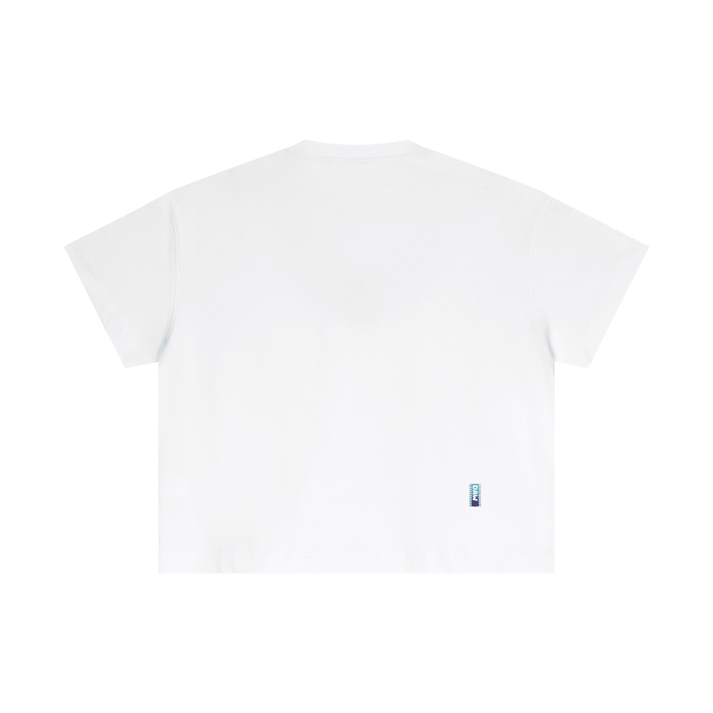 Blue Stam Boxy Quality Basic Blanco - Camisetas DAWS