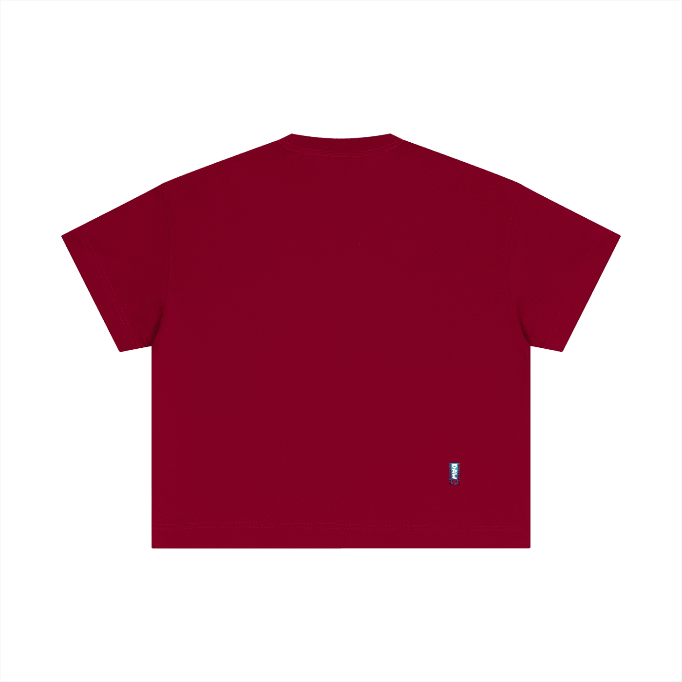 Blue Stam Boxy Quality Basic Rojo oscuro - Camisetas DAWS