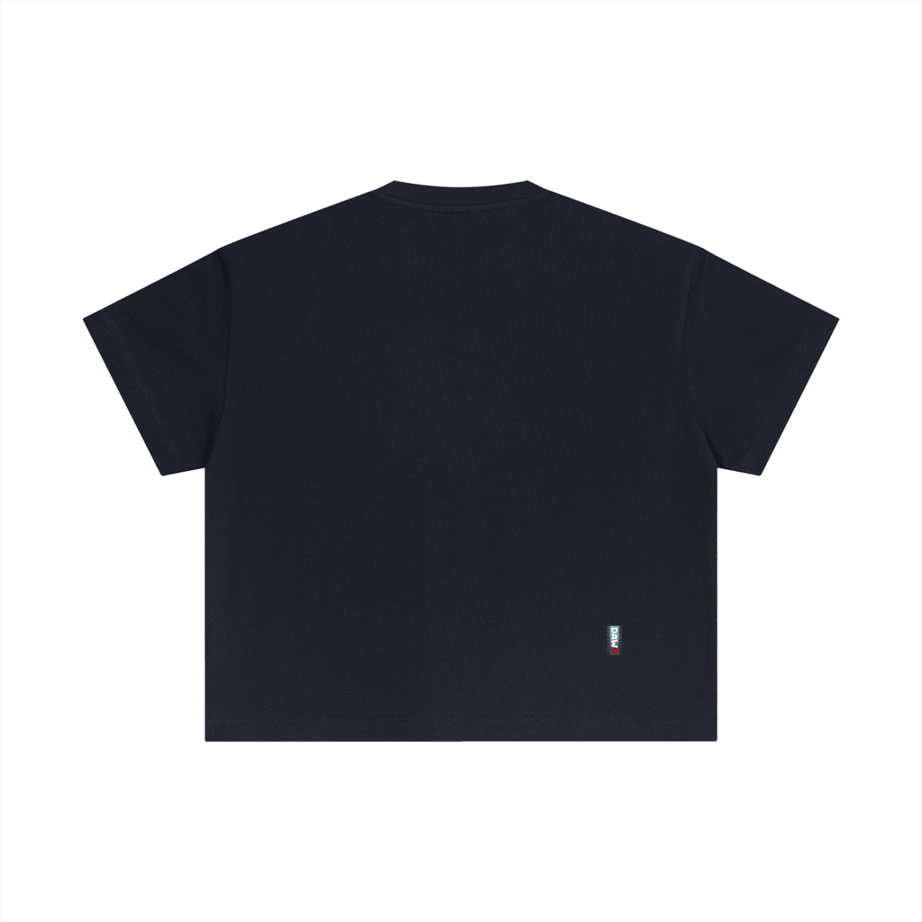 Blue Stam Boxy Quality Basic Azul Navy - Camisetas DAWS