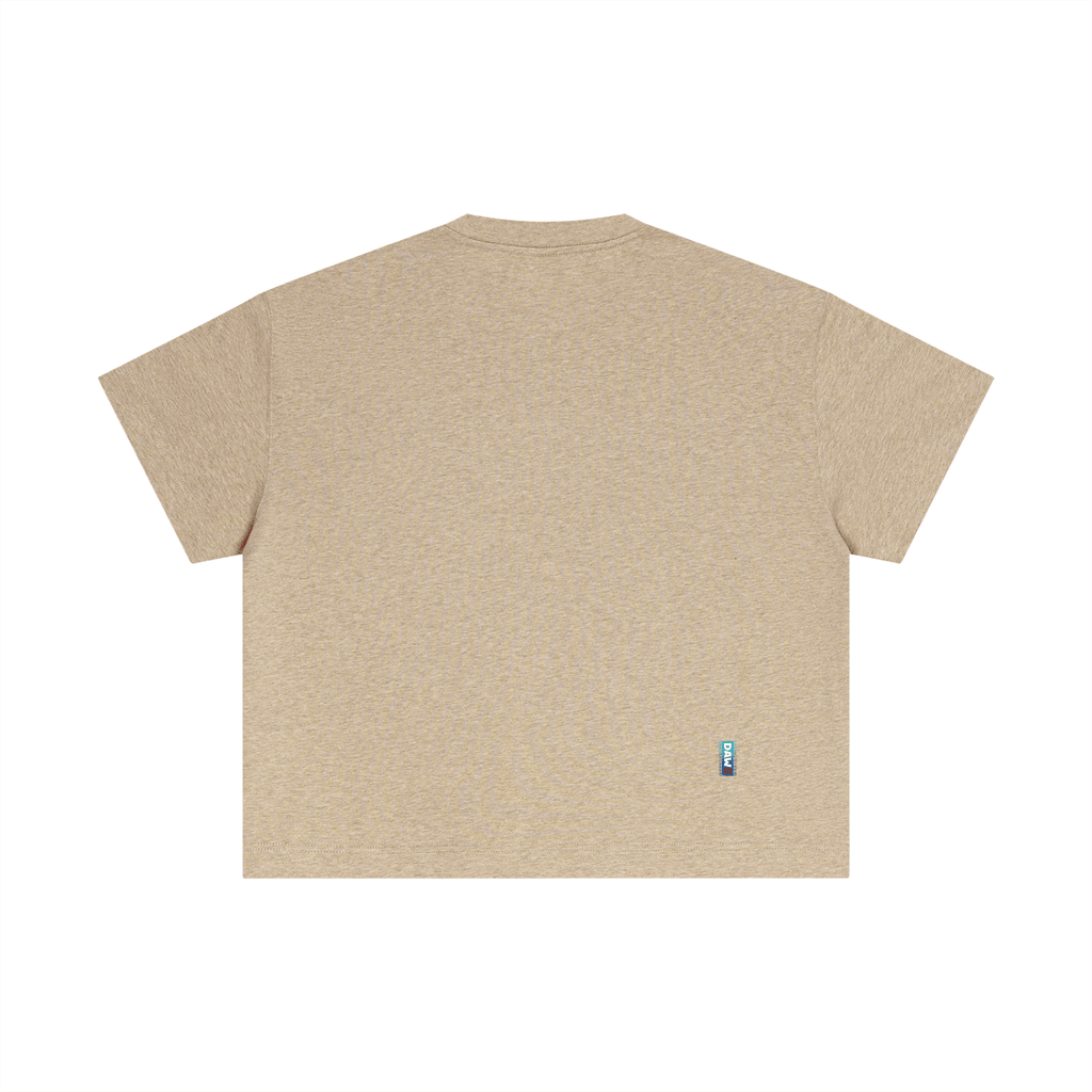 Blue Stam Boxy Quality Basic Caqui - Camisetas DAWS