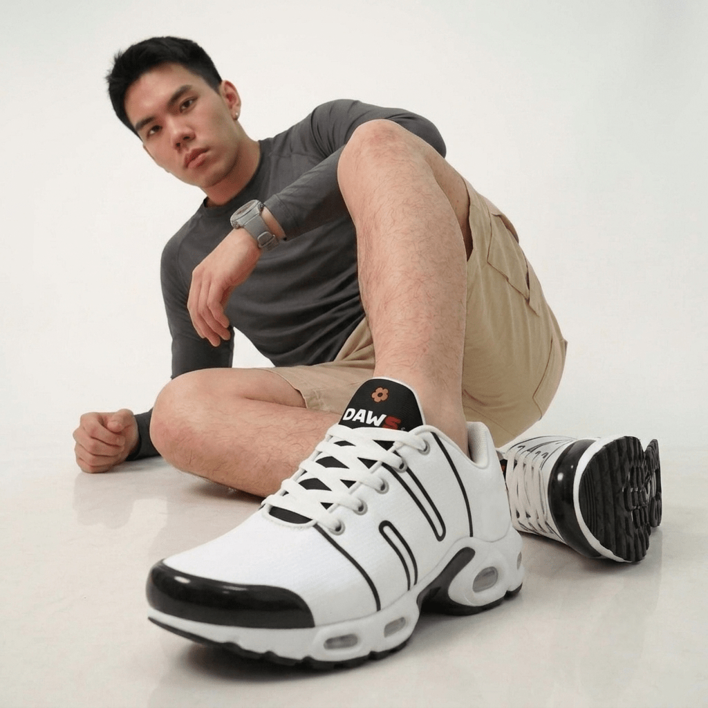 Bonnet White & Black Sport Hombre/Men-US4/EU36 - Zapatillas DAWS