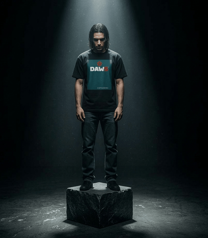 Calaiza Negro - Camisetas DAWS