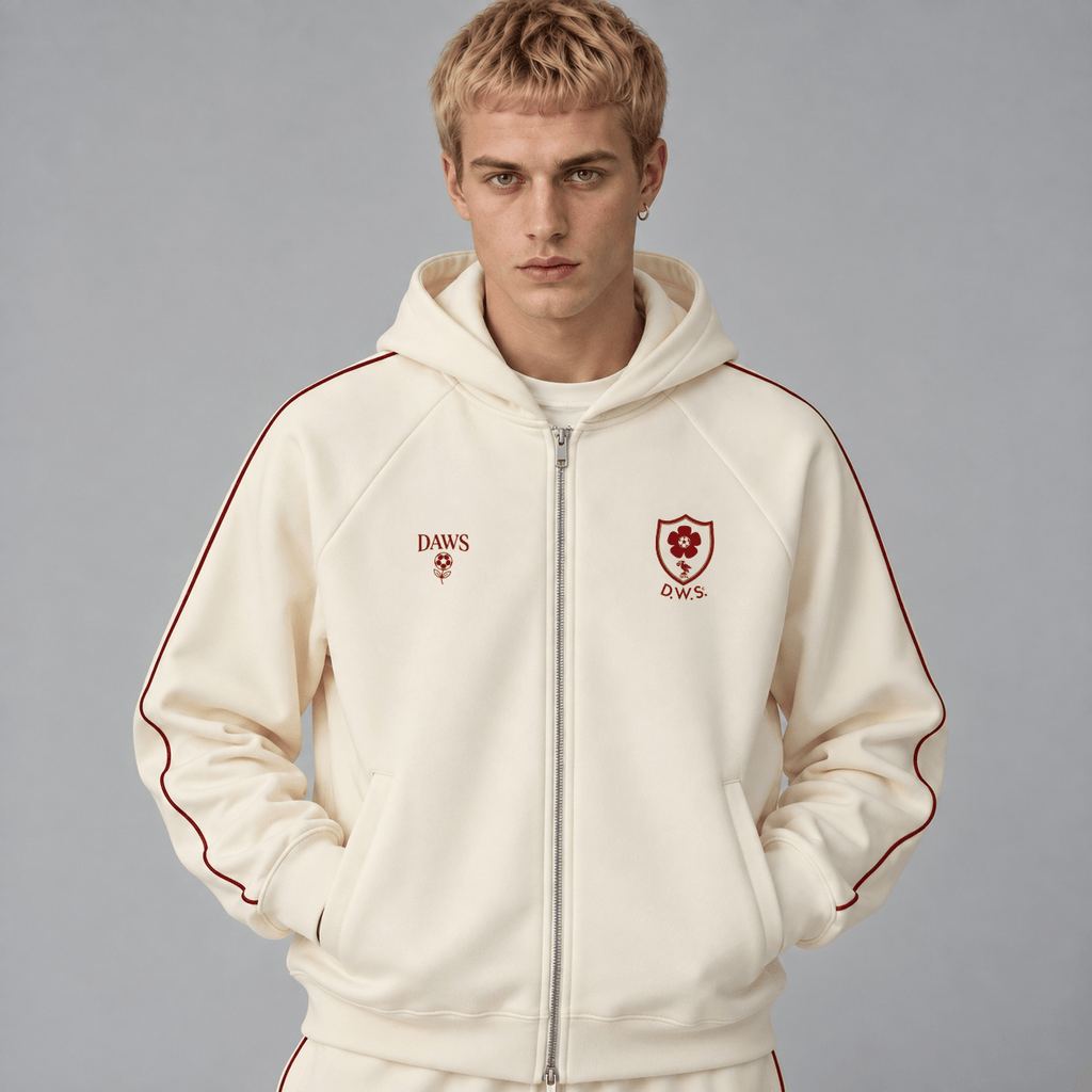 Calder Zip Hoodie — Apricot Apricot - DAWS