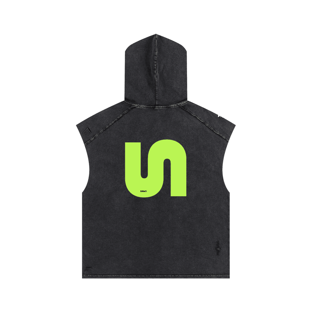 Camiseta sin mangas con capucha Snow Washed DAWS Select unisex color - Streetwear DAWS