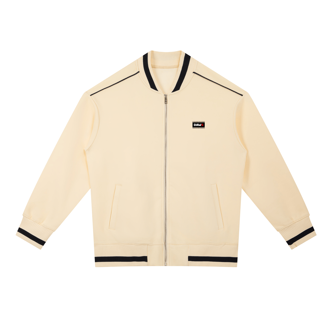 Chaqueta bomber Apricot con cremallera y ribetes en contraste DAWS Select color - Streetwear DAWS