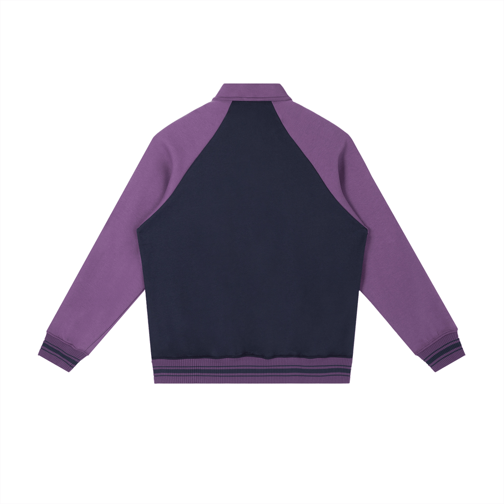 Chaqueta Varsity raglán Purple Contrast DAWS Select unisex color - Streetwear DAWS