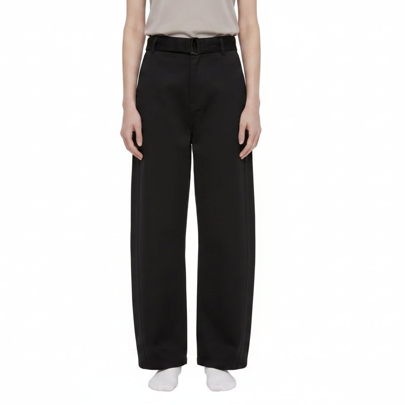 Chino Barrel Negro Mujer Negro/Black - Pantalones DAWS