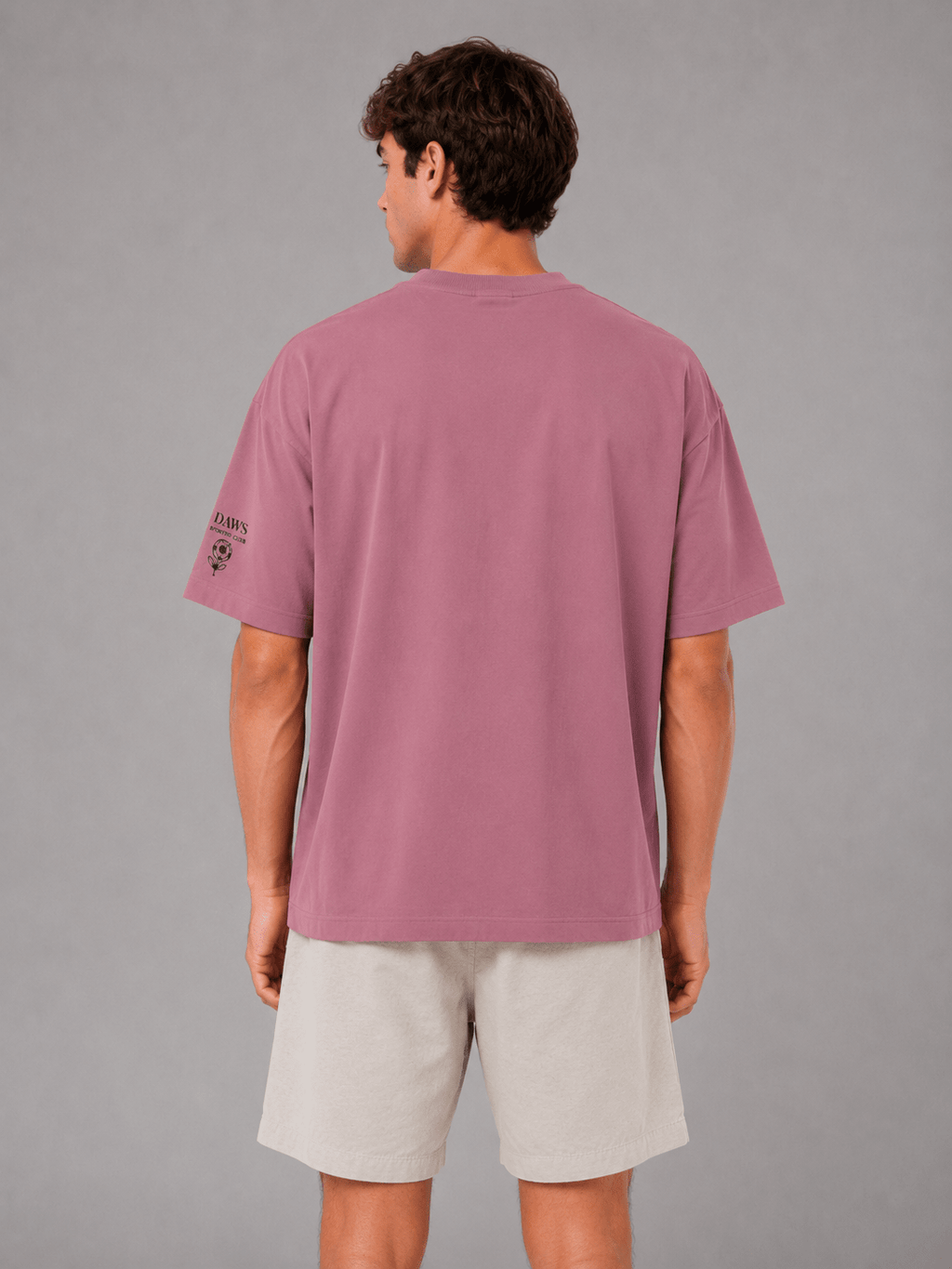 Collegiate Oversize Green Rosa Viejo - Camisetas DAWS