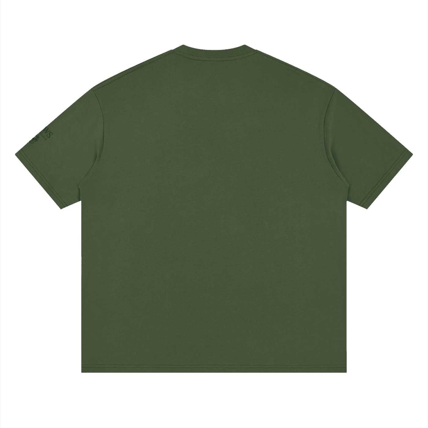 Collegiate Oversize Green Gris Antracita - Camisetas DAWS