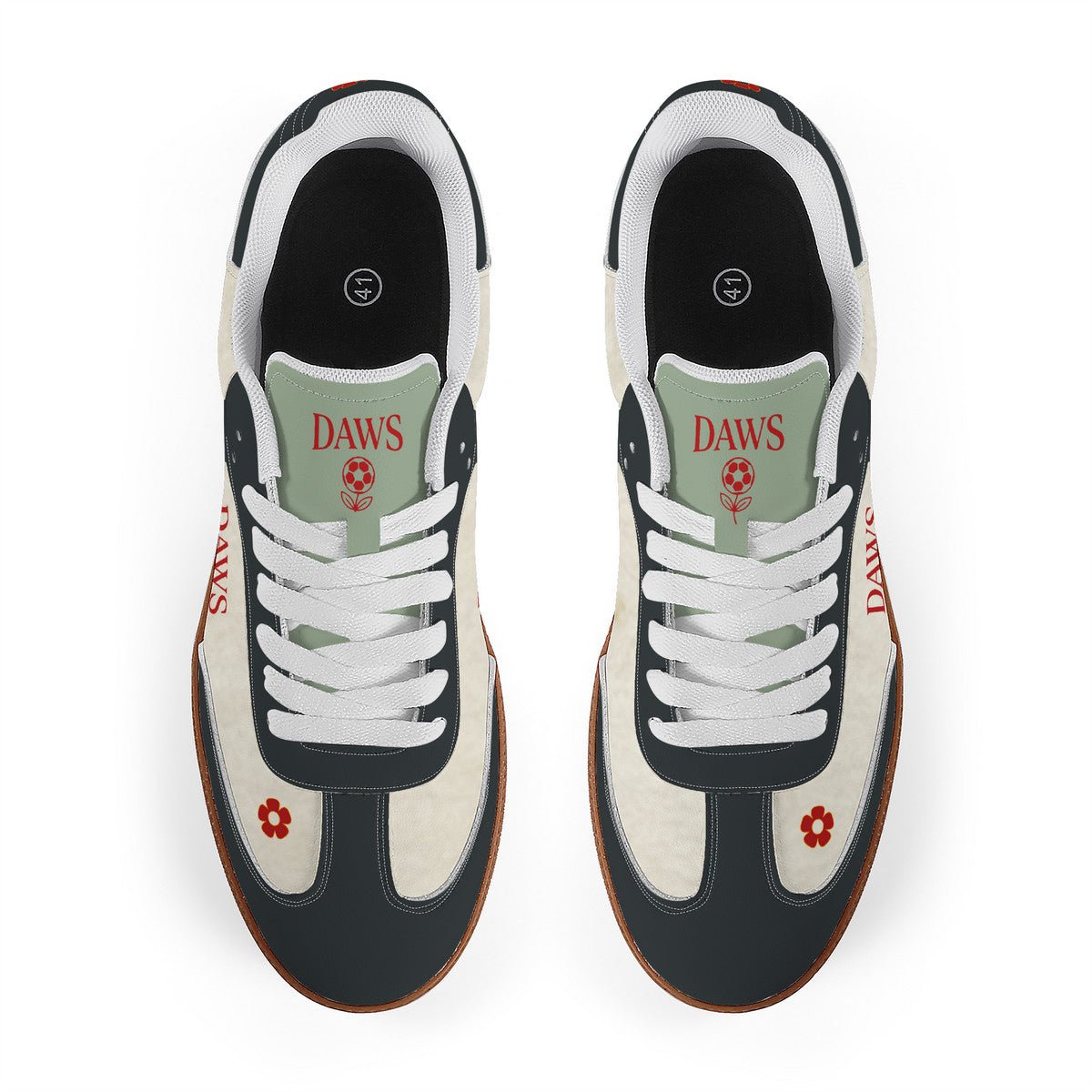 Cotobro Papiro Black Women US5.5 (EU36) - Retro Court Sneaker DAWS