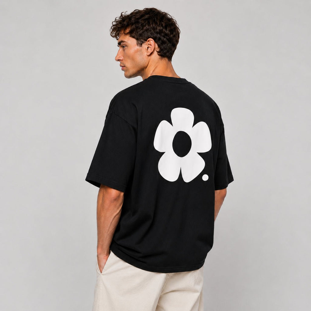 DAWS Vera Oversized T-Shirt – Black Negro - Camisetas DAWS