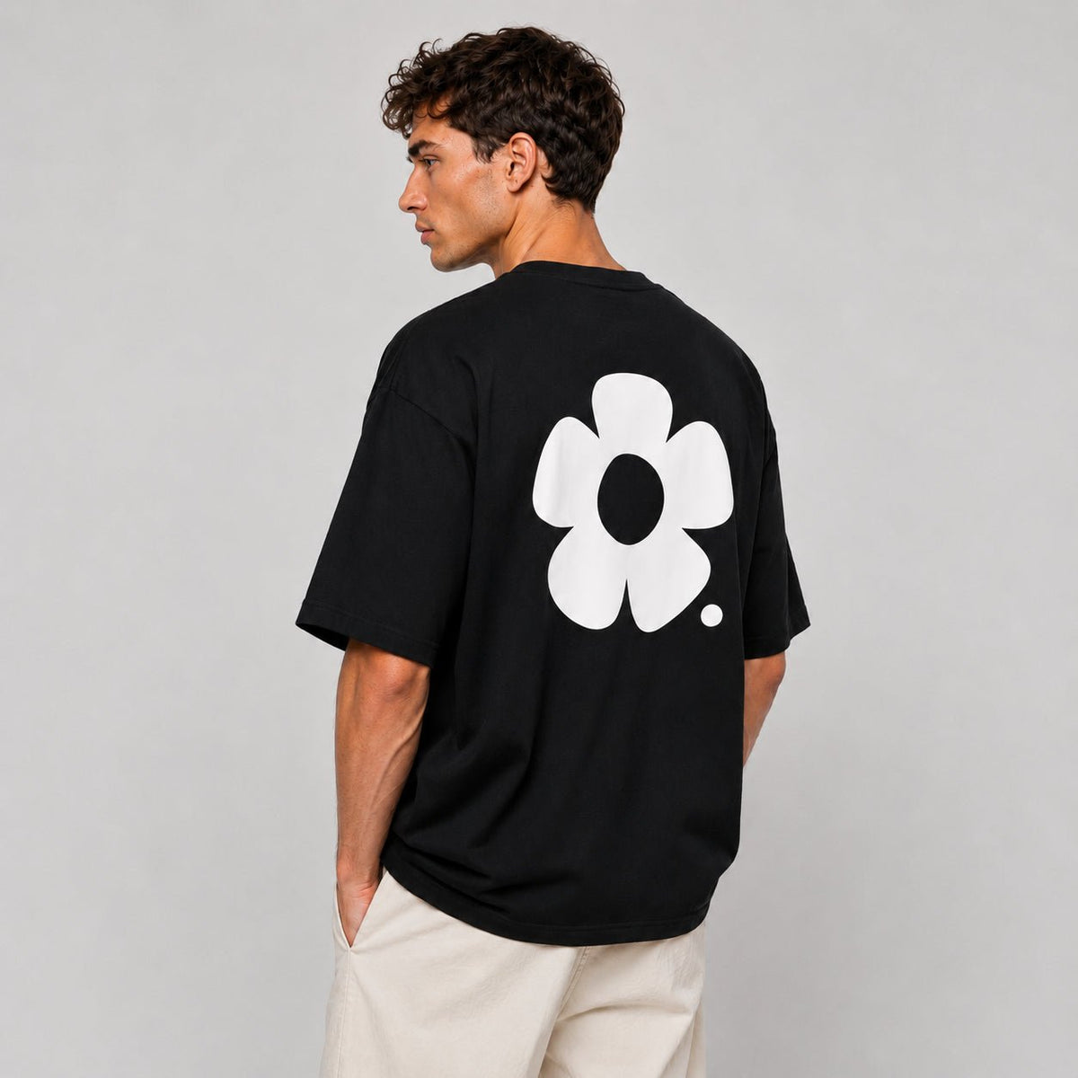 DAWS Vera Oversized T-Shirt – Black Negro - Camisetas DAWS