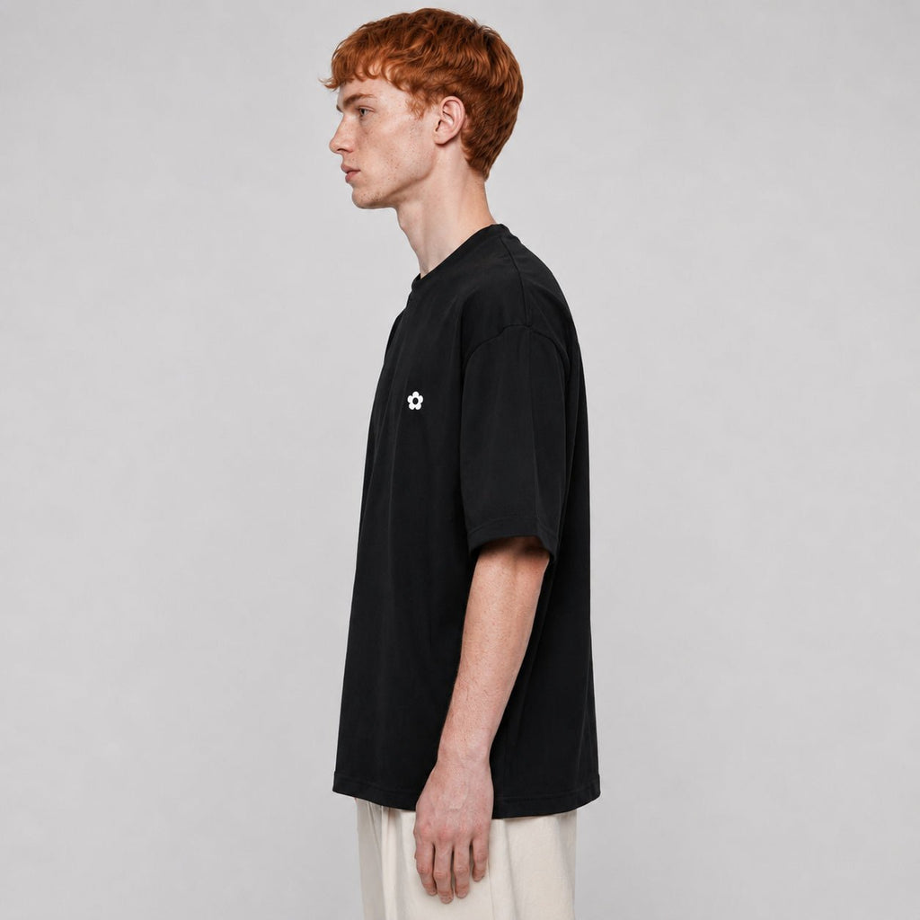 DAWS Vera Oversized T-Shirt – Black Negro - Camisetas DAWS