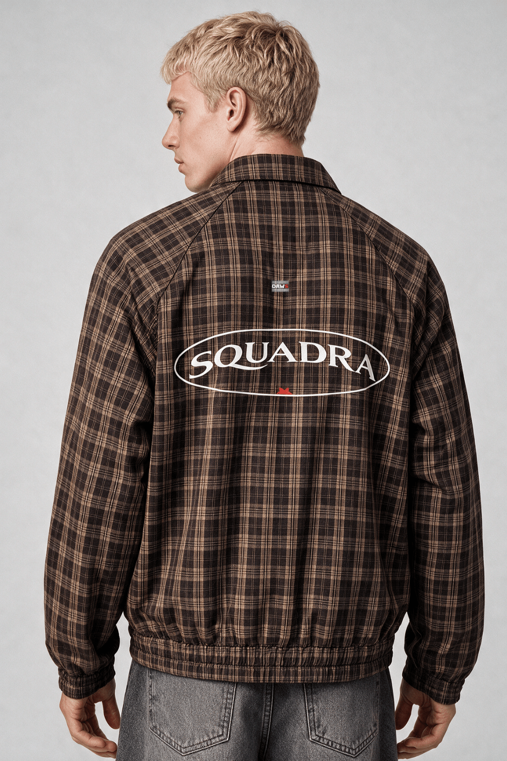 DISORDER — Plaid Full-Zip Track Jacket Red Plaid - Chaqueta DAWS