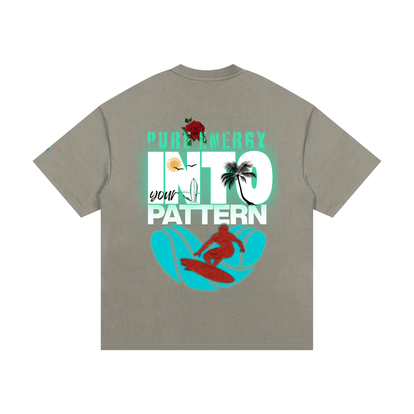 Energy Surf Albaricoque oscuro - Camisetas DAWS