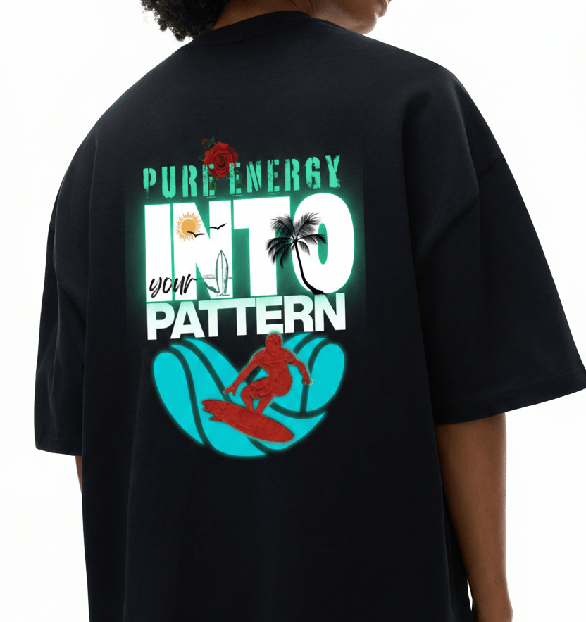 Energy Surf Negro - Camisetas DAWS