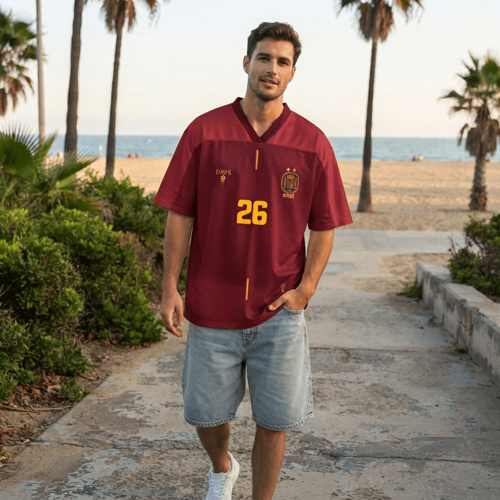 España 26 Rojo - Camisetas Futbol DAWS
